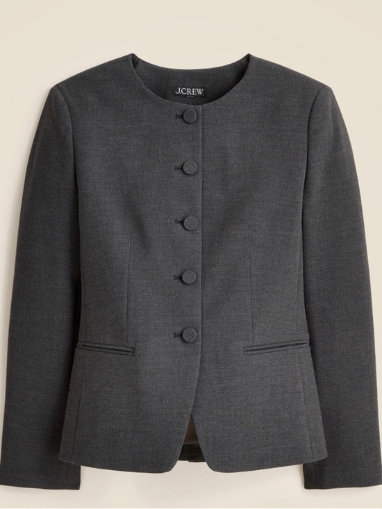 J. Crew Jackets & Blazers - J. Crew Women's NWT Cora lady jacket in four-season stretch - Grey